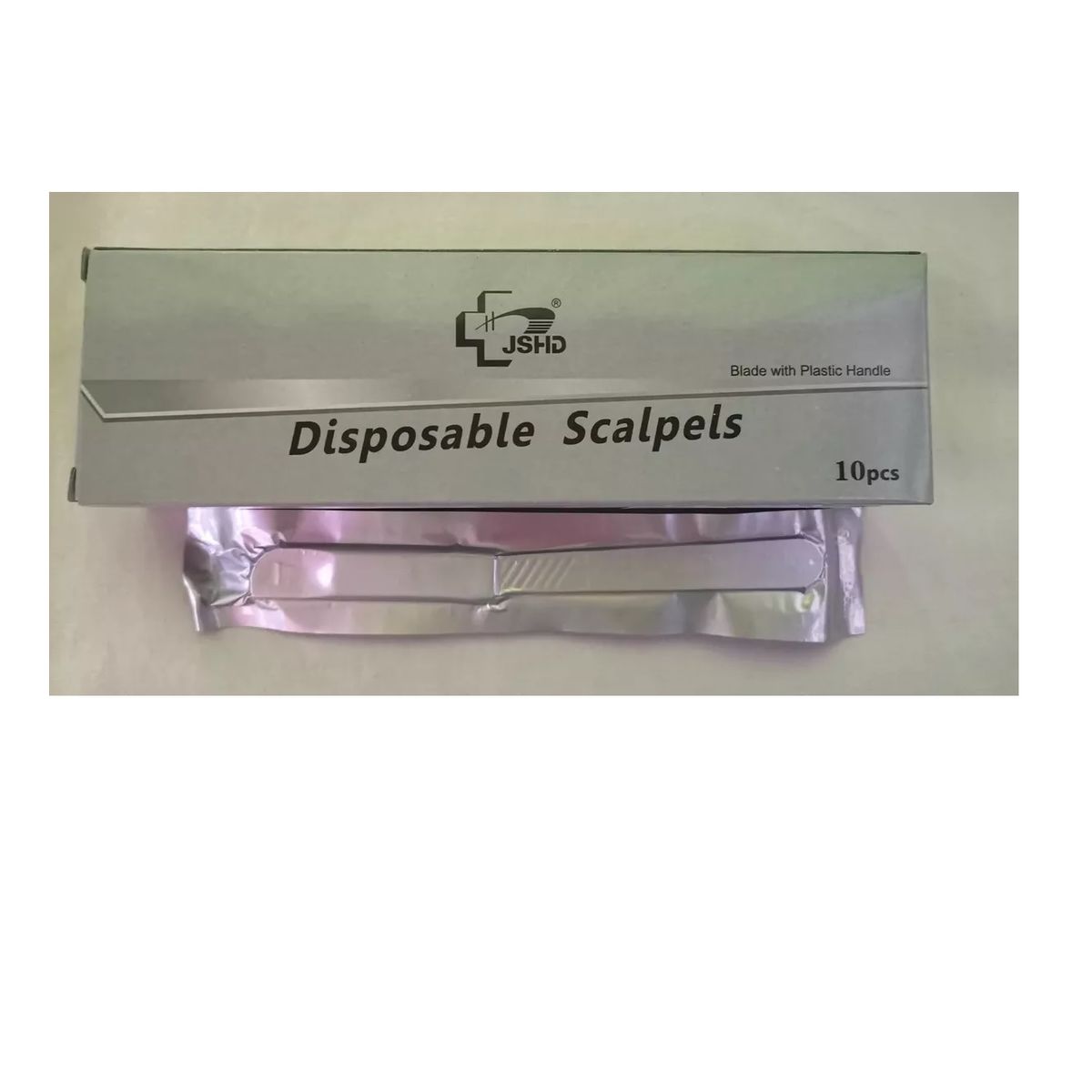 GENERICO - Bisturi Con Mango Pack 10 Unidades  Numero 15