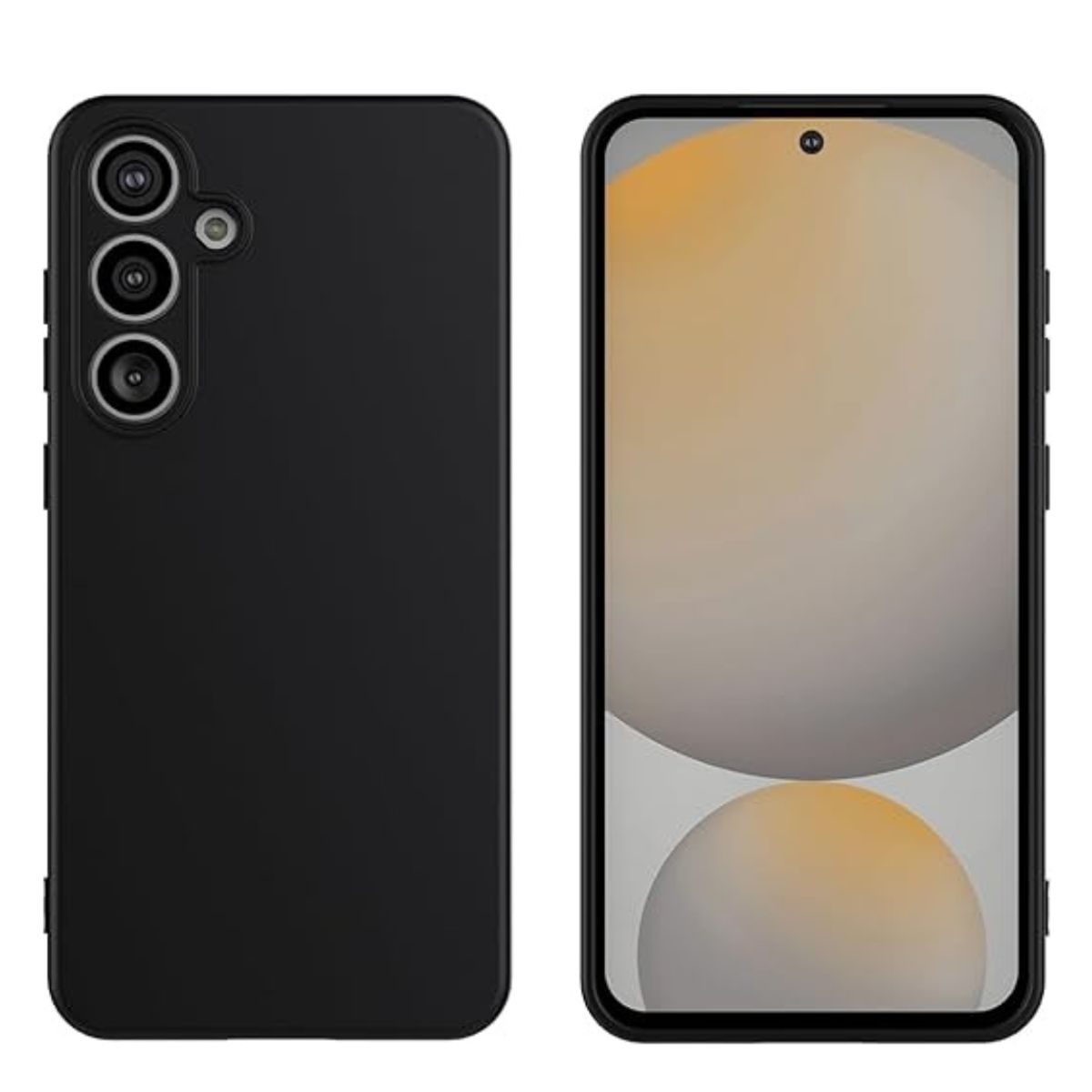 GENERICO - Carcasas Silicona Color Para Samsung S24 fe - Negro