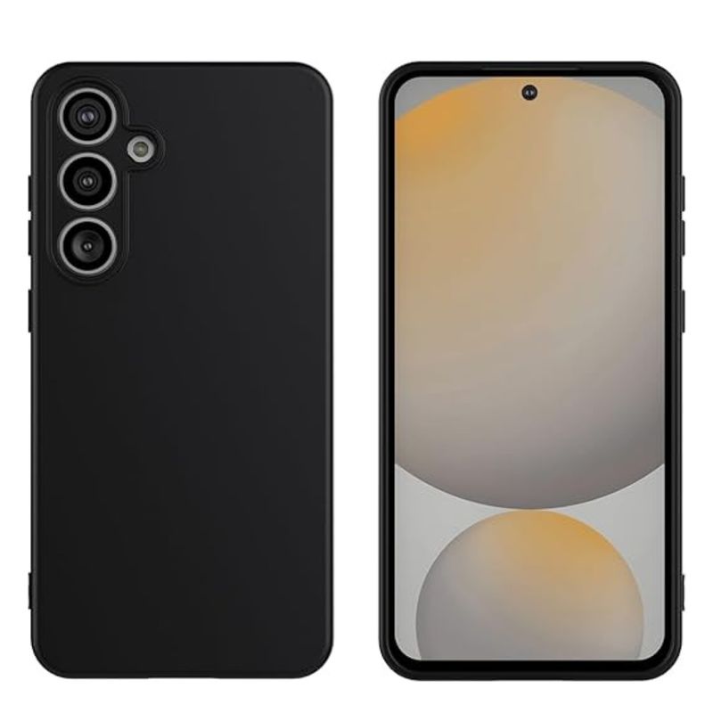GENERICO - Carcasas Silicona Color Para Samsung S24 fe - Negro