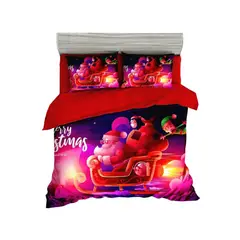 GENERICO - Cubrecama Con Diseños Navideños De Verano 2 Plazas 250x230cm