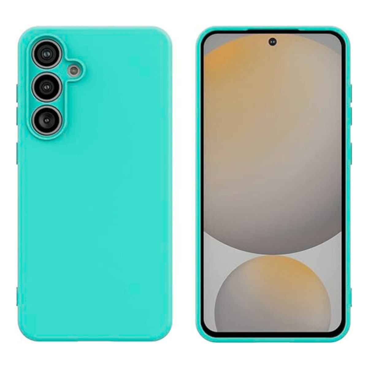 GENERICO - Carcasas Silicona Color Para Samsung S24 fe - Calipso