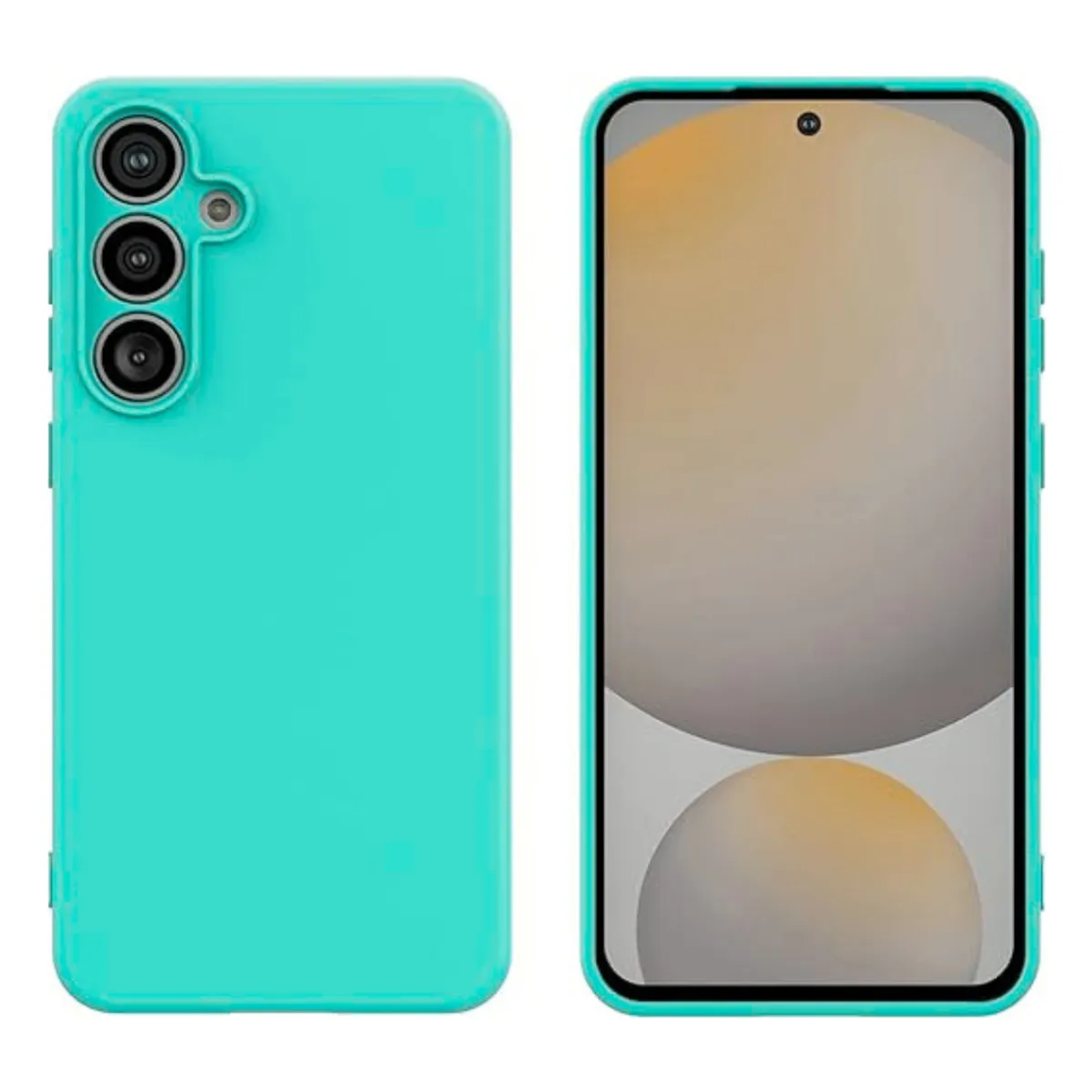 GENERICO - Carcasas Silicona Color Para Samsung S24 fe - Calipso