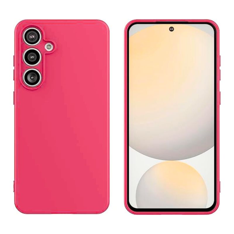 GENERICO - Carcasas Silicona Color Para Samsung S24 fe - Fucsia