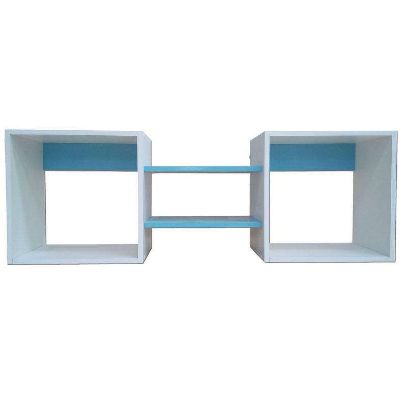 MUEBLES KIDS - Repisa cubo celeste
