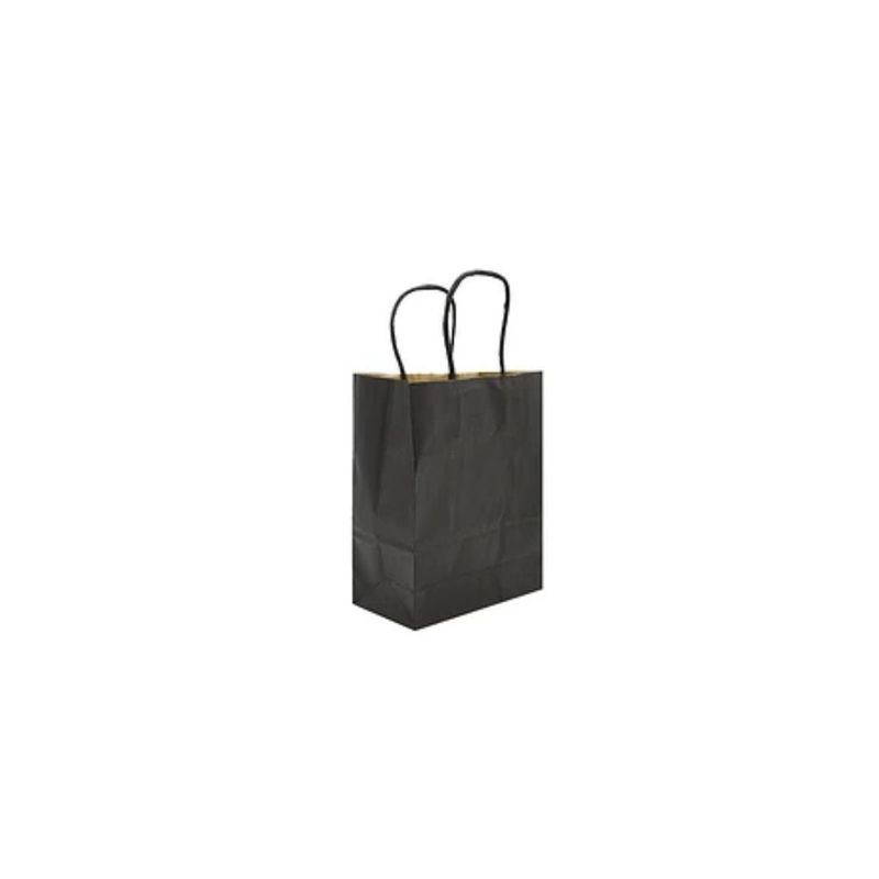 GENERICO - Bolsa De Papel Mediana Negra