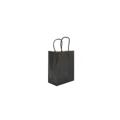 GENERICO - Bolsa De Papel Mediana Negra