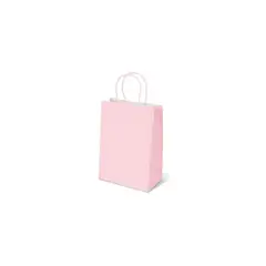 GENERICO - Bolsa De Papel Mediana Rosada
