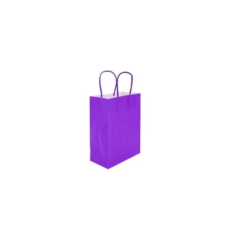 GENERICO - Bolsa De Papel Mediana Morada