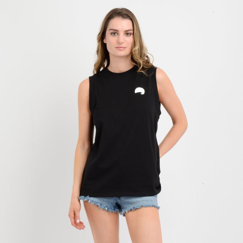 O'NEILL - POLERA SIN MANGAS WOW TANK NEGRO