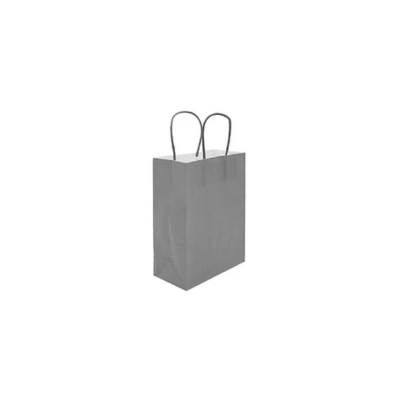 GENERICO - Bolsa De Papel Gris 6x12x15cm