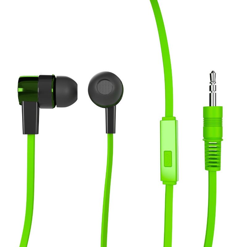 XTECH - Audífonos Con Micrófono Earbuds On The Go Xtg-235 - Verde