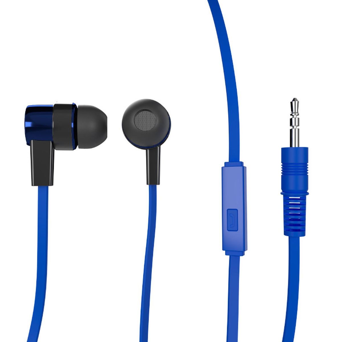 XTECH - Audífonos Con Micrófono Earbuds On The Go Xtg-235 - Azul