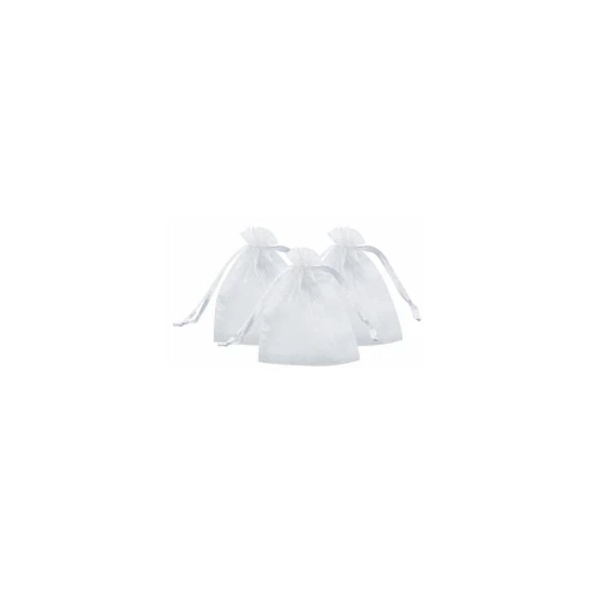 GENERICO - Bolsas De Organza Blanca 10pcs 8x10cm