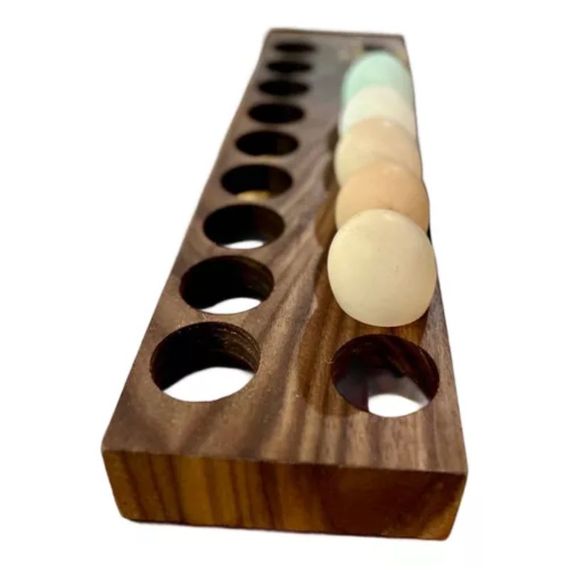 GENERICO - Porta Huevos De Madera rustico  para 18 huevos