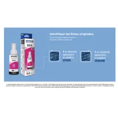 EPSON - Set 4 Botellas de Tinta Original T664520-4P Colores + Negro