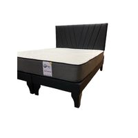 Cama Europea 2 Plazas Color Negro