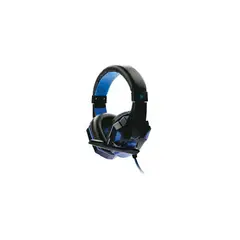 DBLUE - Audífonos Gamer Con Led Azul Conector 35mm Audio Y Mic - SC