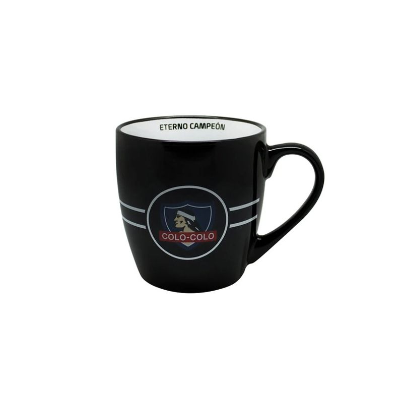 TITANIO - Tazón Clásico Cerámica Colo Colo Producto Oficial