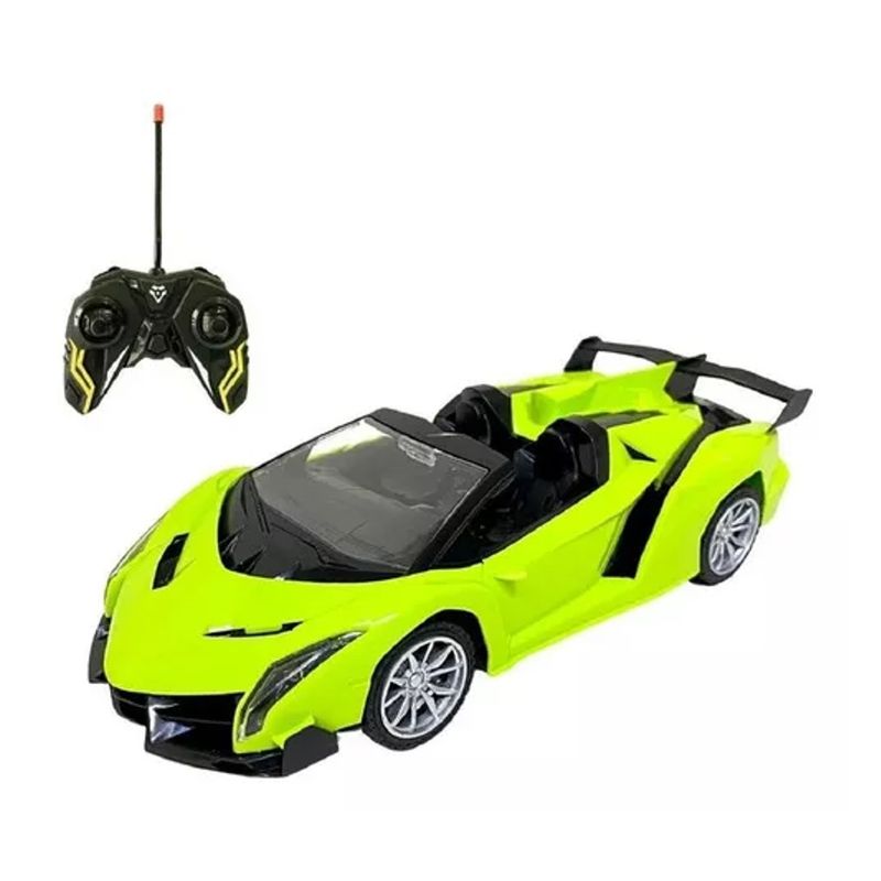 GENERICO - AUTO DE CARRERA CONTROL REMOTO LAMBO VERDE JUGUETE