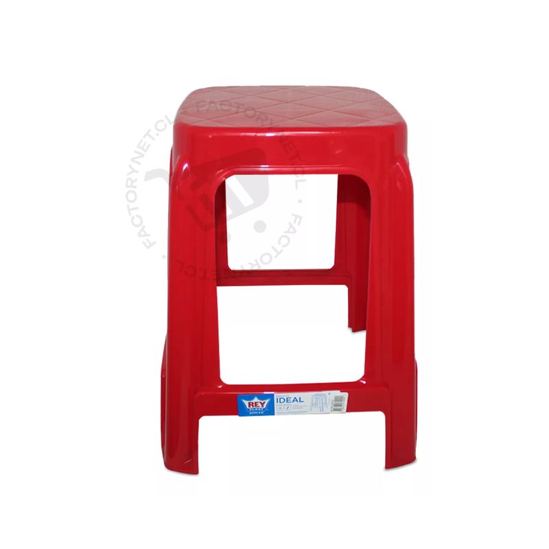 REYPLAST - Piso Banco Plástico Colores Lisos Rojo