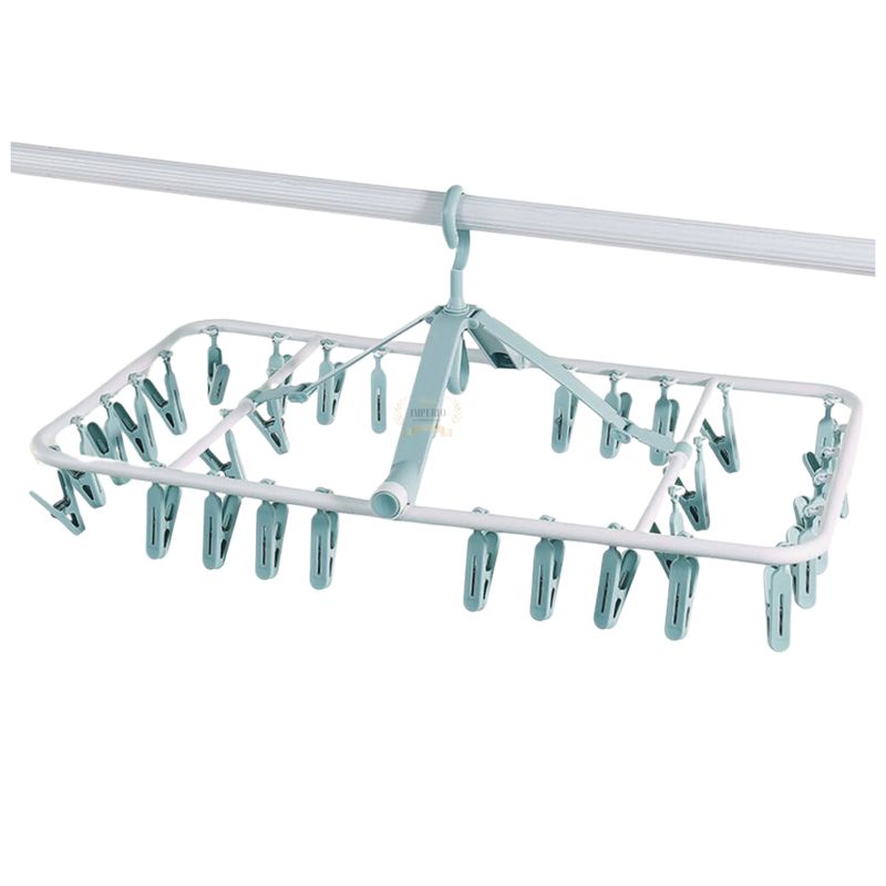 GENERICO - Colgador De Calcetín Ropa Interior De 32 Clips