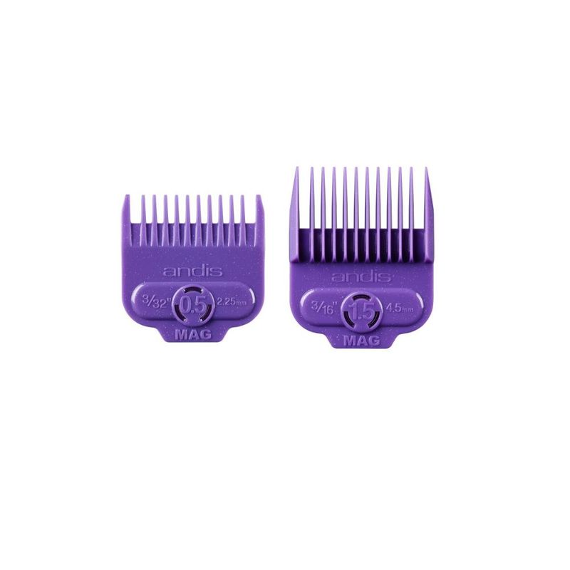 ANDIS - Kit 2 Peines De alza Magnéticos Andis Para Maquina Cortar Pelo