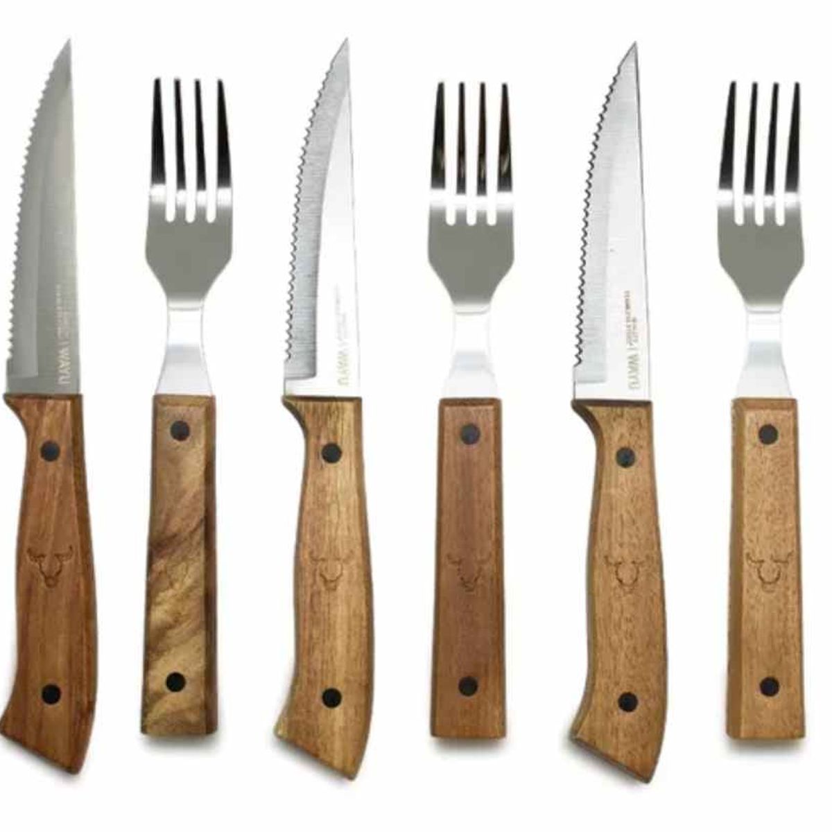 WAYU - SET CUCHILLOS Y TENEDORES PRM 8 PIEZAS WAYU