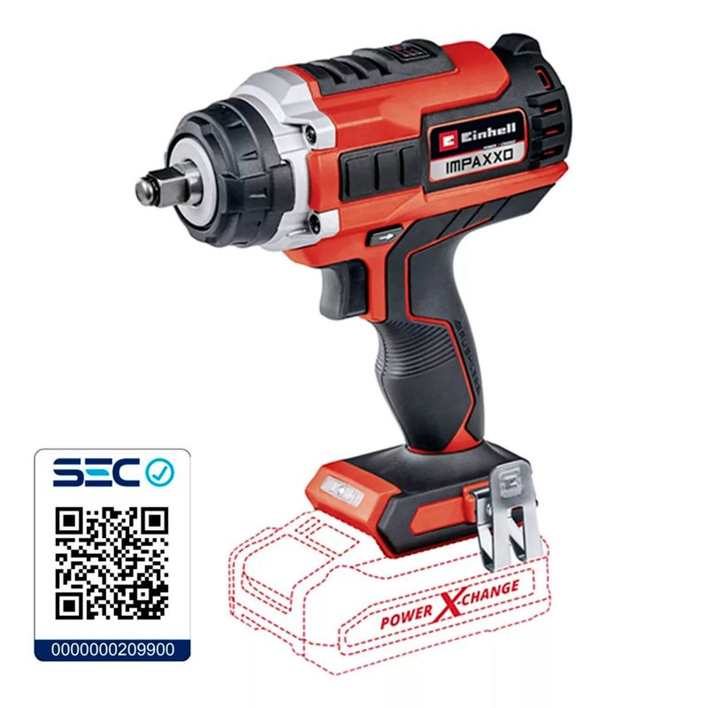 EINHELL - Taladro Pistola Llave Impacto 12 18v Impaxxo 18400 Einhell
