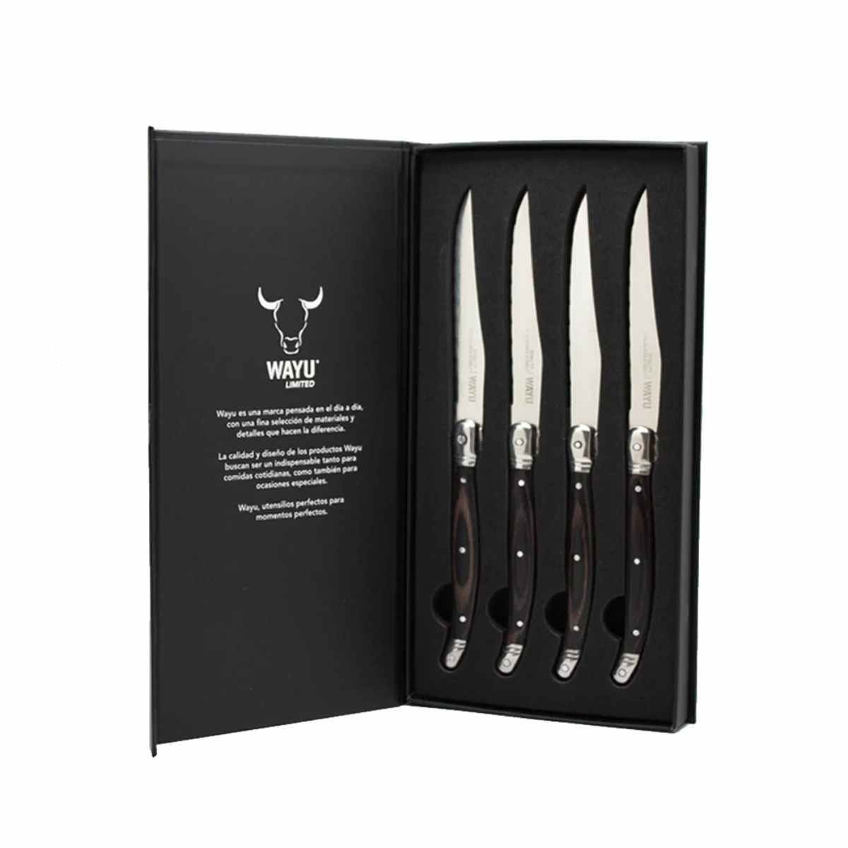 WAYU - Set 4 Cuchillos Black Mesa Wayu Limited