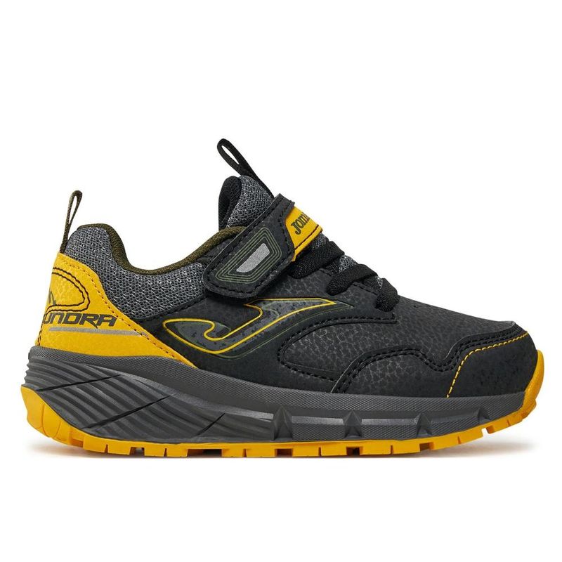 JOMA - Zapatilla Trail Running Kids Tundra Jr Negro Amarillo Joma