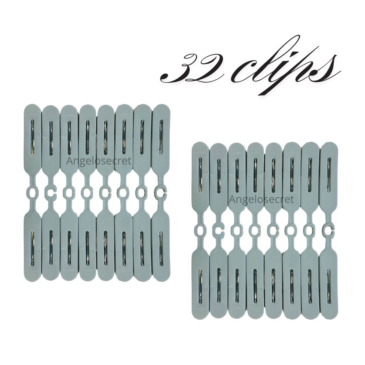 GENERICO - Colgador Tendedero Plegable Calcetín Ropa Interior 32 Pinza