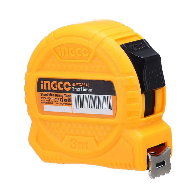 INGCO - Cinta Huincha De Medir Metrica De Acero 3m Ingco Hsmt39316