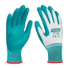 TOTAL TOOLS - Pack 12 Pares De Guantes Seguridad Xl Palma Nitrilo Tsp12102
