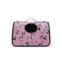 Bolso De Traslado Para Gatos o Perros De Raza Pequeña - Rosa