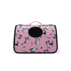 CRUSEC - Bolso De Traslado Para Gatos o Perros De Raza Pequeña - Rosa