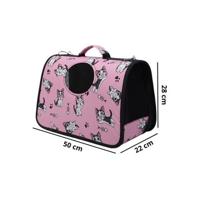 Imagen 2 del producto Bolso De Traslado Para Gatos o Perros De Raza Pequeña - Rosa