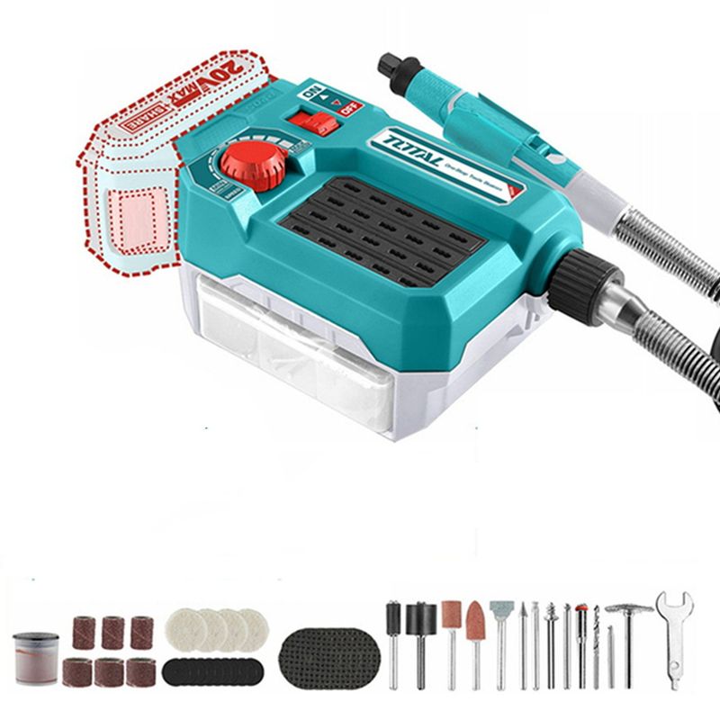 TOTAL TOOLS - Mini Torno Herramienta Multiuso 20v+40 Acc Total Tmgli2001