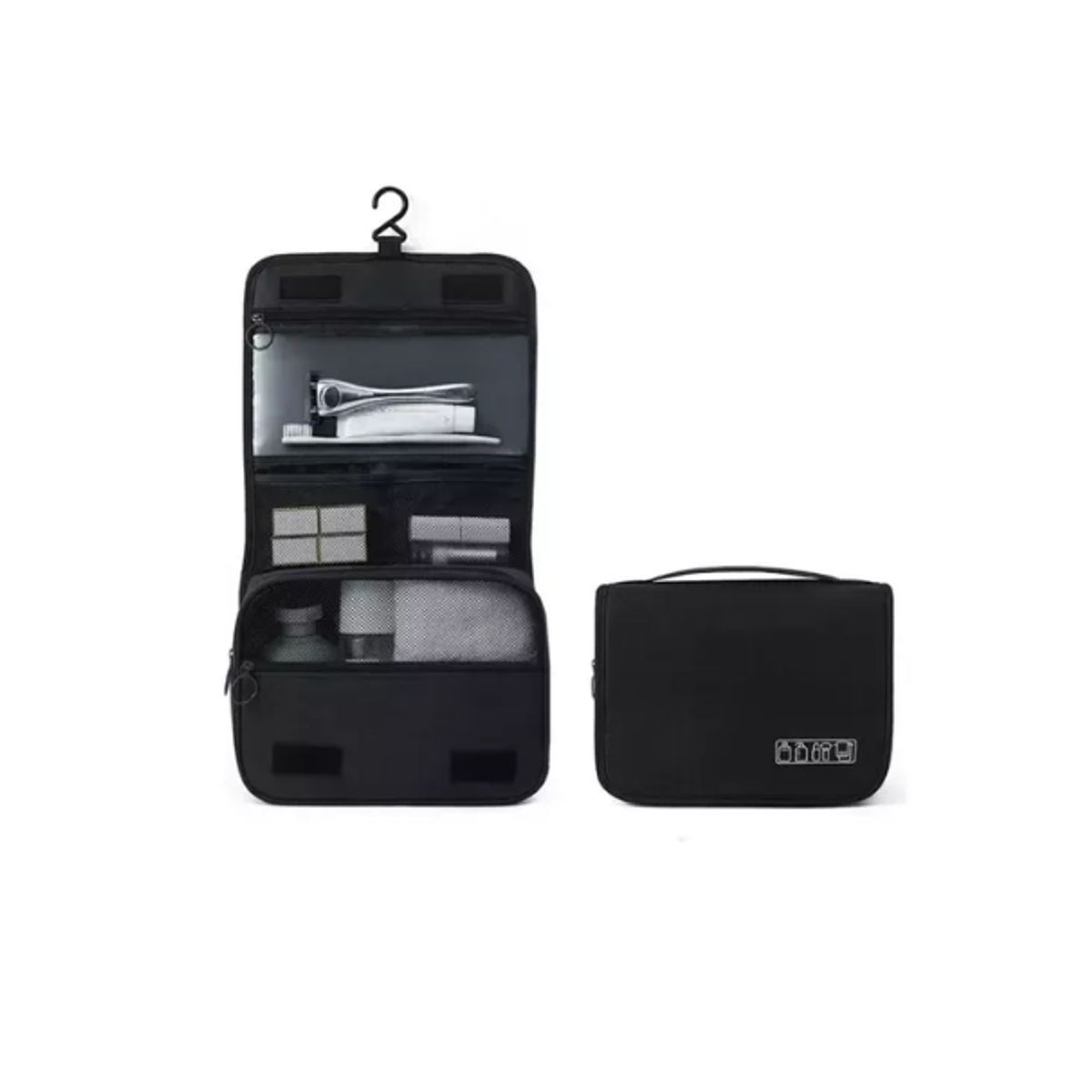GENERICO - Bolsa Viaje Cosmetico Organizador De Maquillaje Impermeable NEGRO