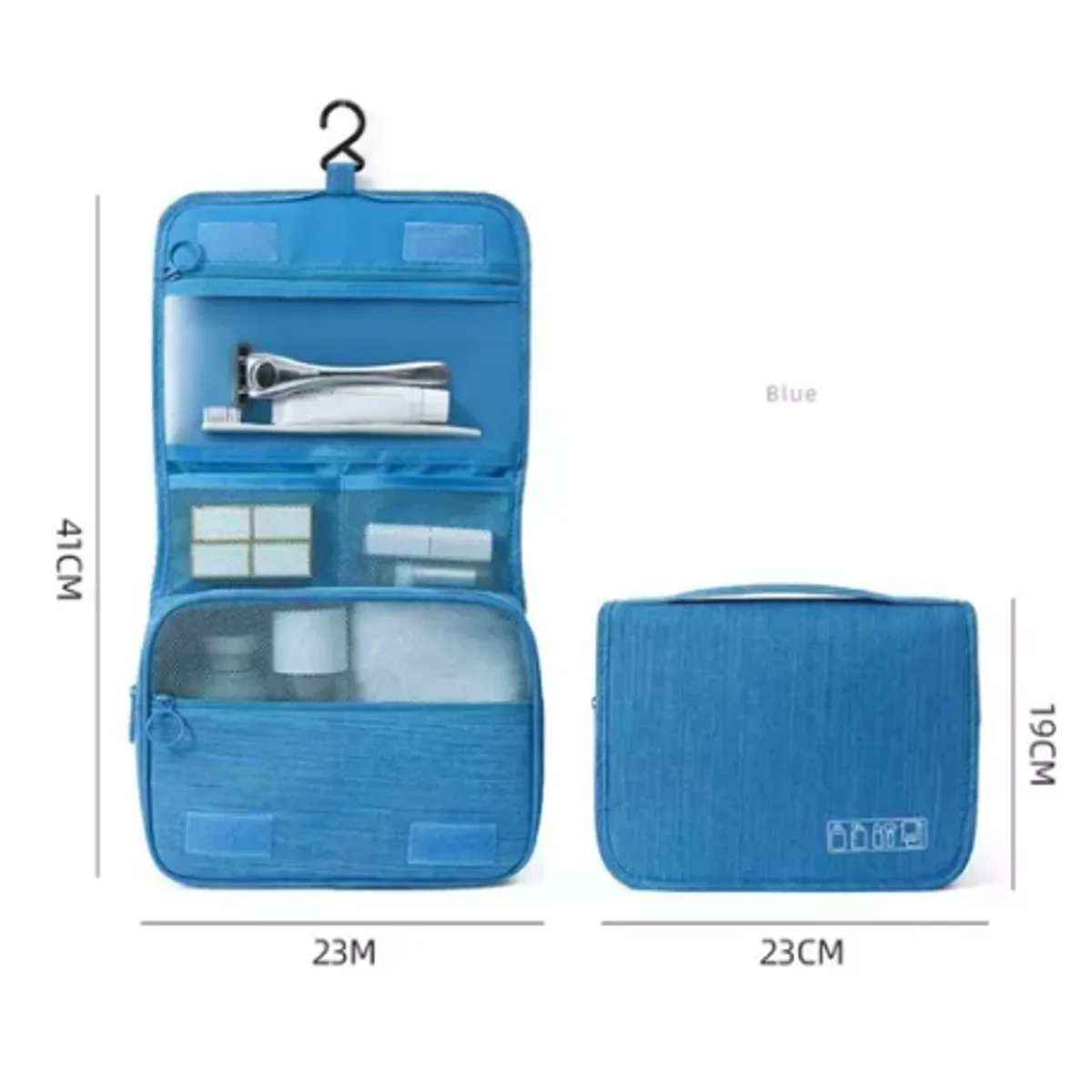 GENERICO - Bolsa Viaje Cosmetico Organizador De Maquillaje Impermeable AZUL CLARO