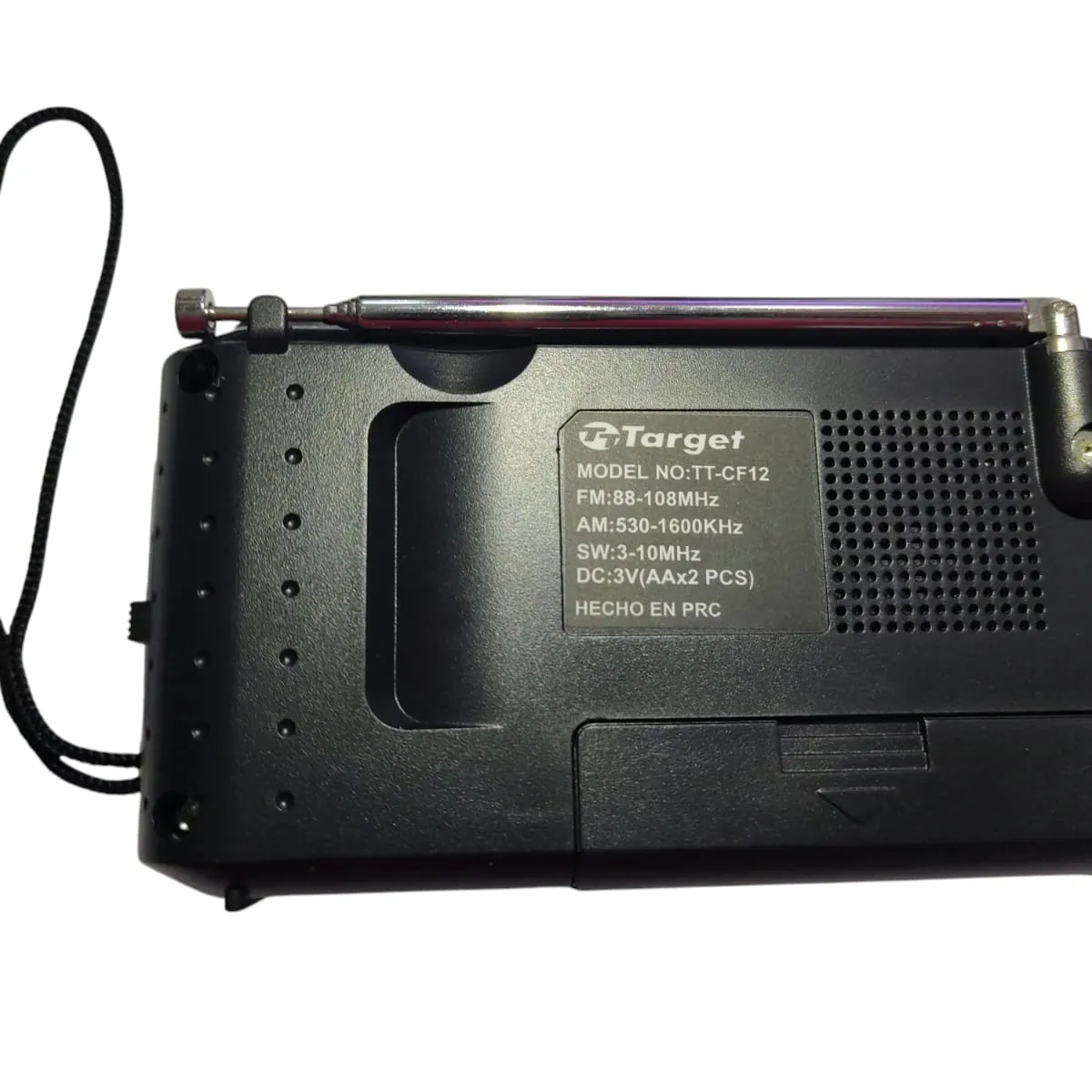 TARGET - Radio Target Portátil 3 Bandas Am/Fm/Sw A Pila
