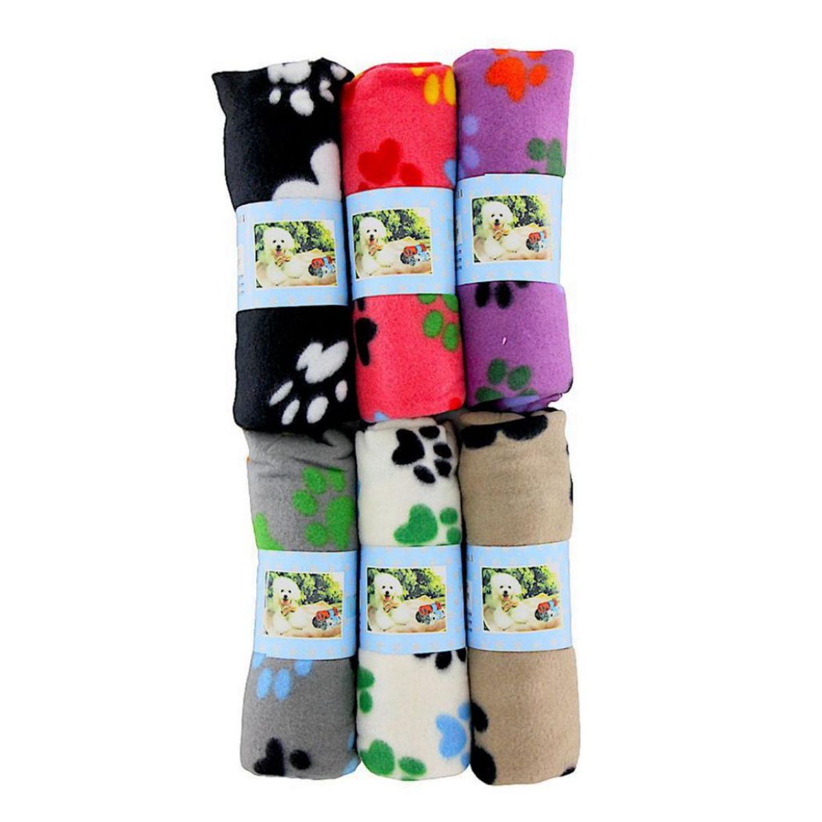 GENERICO - Manta Polar Para Mascotas 50x70cm Manta Frazada