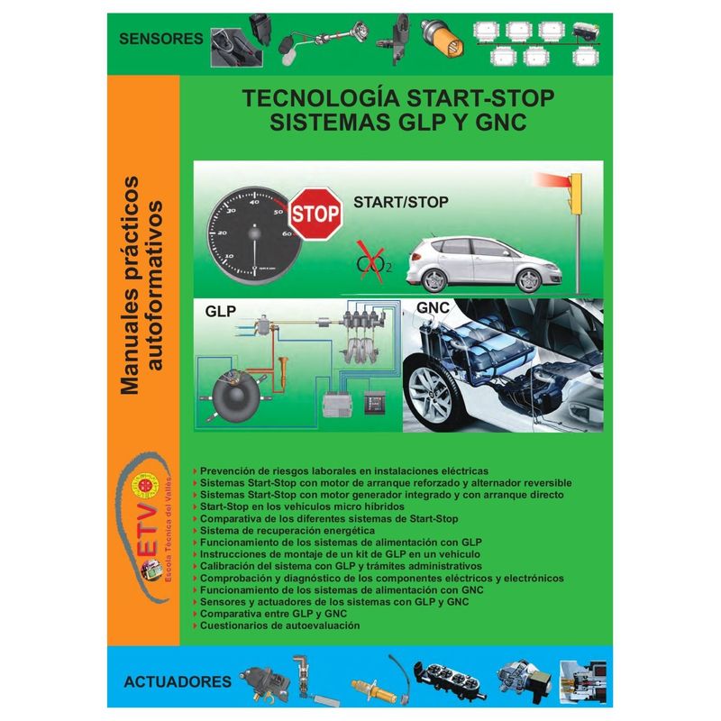 GENERICO - Libro manual Tecnología Start-Stop Sistemas GLP y Gas Natural Comprimido