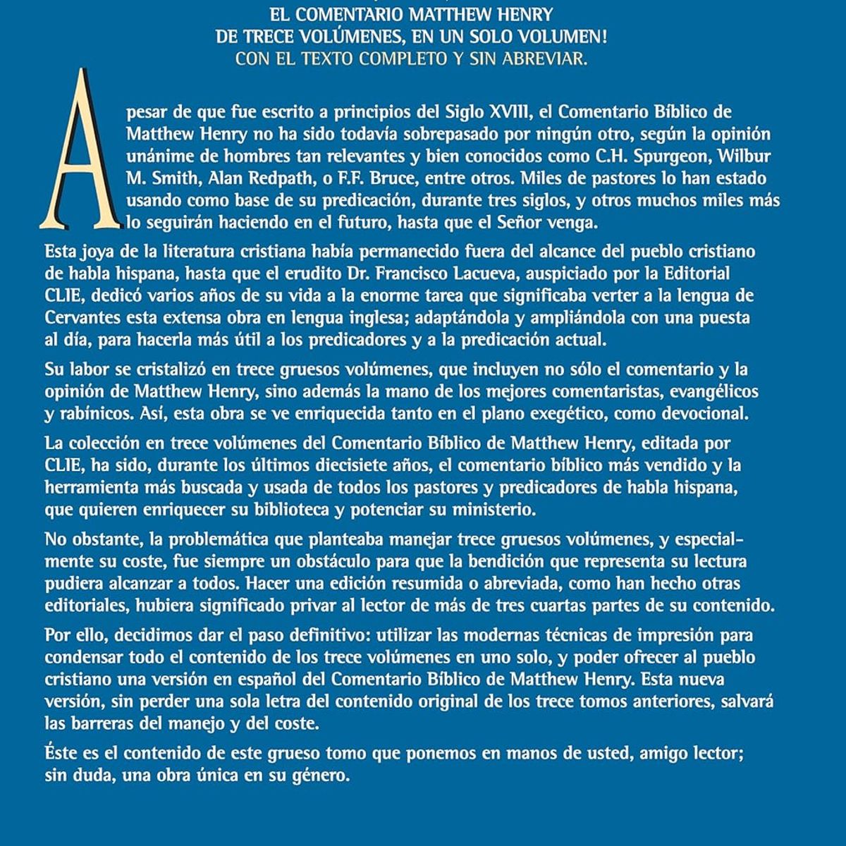 HARPERCOLLINS - Comentario Bíblico Mathew Henry