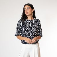 Polera Abril Manga Corta Tribal