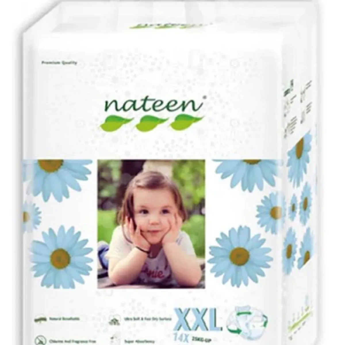 NATEEN - Pañal Ecológicos Nateen Premium XXL 112 unidades