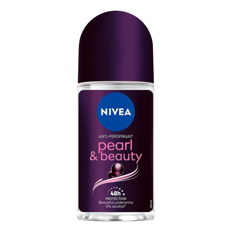 NIVEA - NIVEA DESODORANTE ROLLON PEARL & BEUTY BLACK X 50 ML