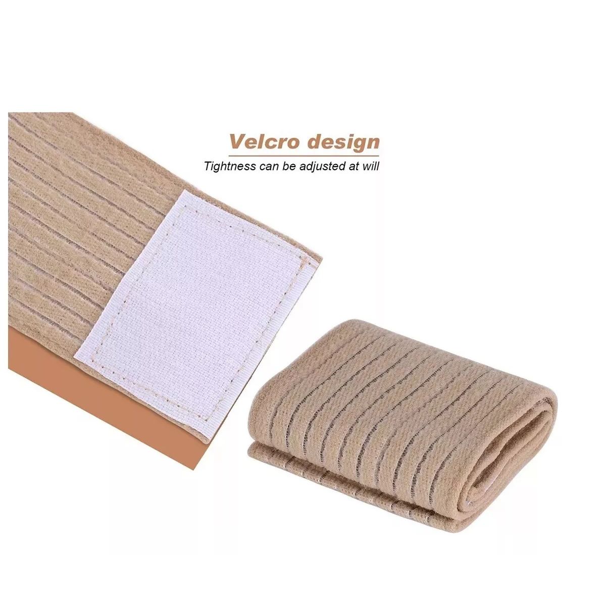 GENERICO - Par Venda Muñequera Elastica Ortopedica Compresión Muñeca