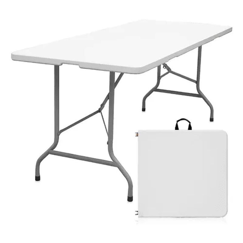 GENERICO - Mesa Plegable 1.80 Metros Portatil Multiuso
