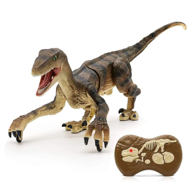 GENERICO - DINOSAURIO CONTROL REMOTO 2,4 GHZ. VELOCIRAPTOR RECARGABLE