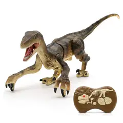 GENERICO - DINOSAURIO CONTROL REMOTO 2,4 GHZ. VELOCIRAPTOR RECARGABLE
